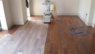 Sanding solid wood floor in East London | Floor Sanding East London